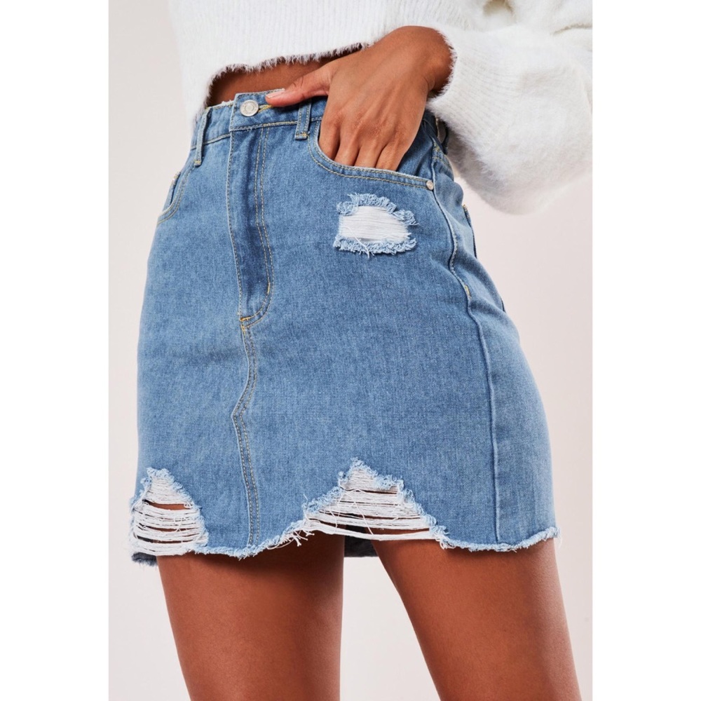 Missguided Denim Skirt